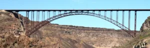 The Perrine Bridge over the Snake River in Twin Falls, ID.