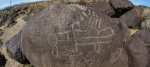 Petroglyphs in Celebration Park in Pocatello